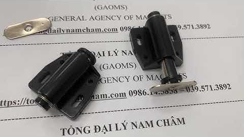 Hít giữ cửa nam châm - chốt chặn cửa nhấn mở cánh bướm
