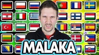 How To Say 'MALAKA!' in 30 Different Languages