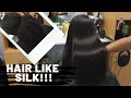 How to do a :Detailed Silk Press On Long Natural Hair!!