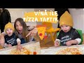 VLOG | VİNÅ ile BİRGÜNÜM (PART2) | Pelin akil’in davetlisi olarak miniklerle pizza yaptık🌸