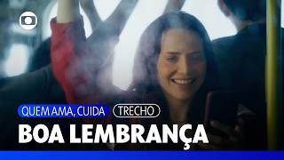Adriana vê o vídeo que Carlos editou com lembranças do casamento | Quem Ama, Cuida | TV Globo