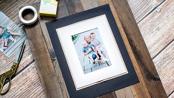 Rustic Picture Frame Tutorial Update