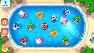 Talking Tom Pool Gameplay  - Complete Slide Mania - Unlock Private Cove screenshot 1