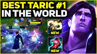 RANK 1 BEST TARIC IN THE WORLD AMAZING GAMEPLAY! | Season 13 League of Legends