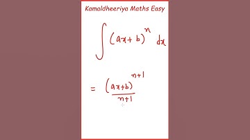 Integration Direct Answer of (ax+b) power n integrate directly @Kamaldheeriya Maths easy
