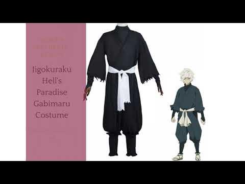 Hell's Paradise Jigokuraku Gabimaru Black Edition Cosplay Costume