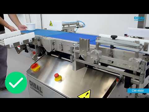 Sistem automat de cantarire si verificare greutate CW-4500 DIBAL pentru liniile de productie