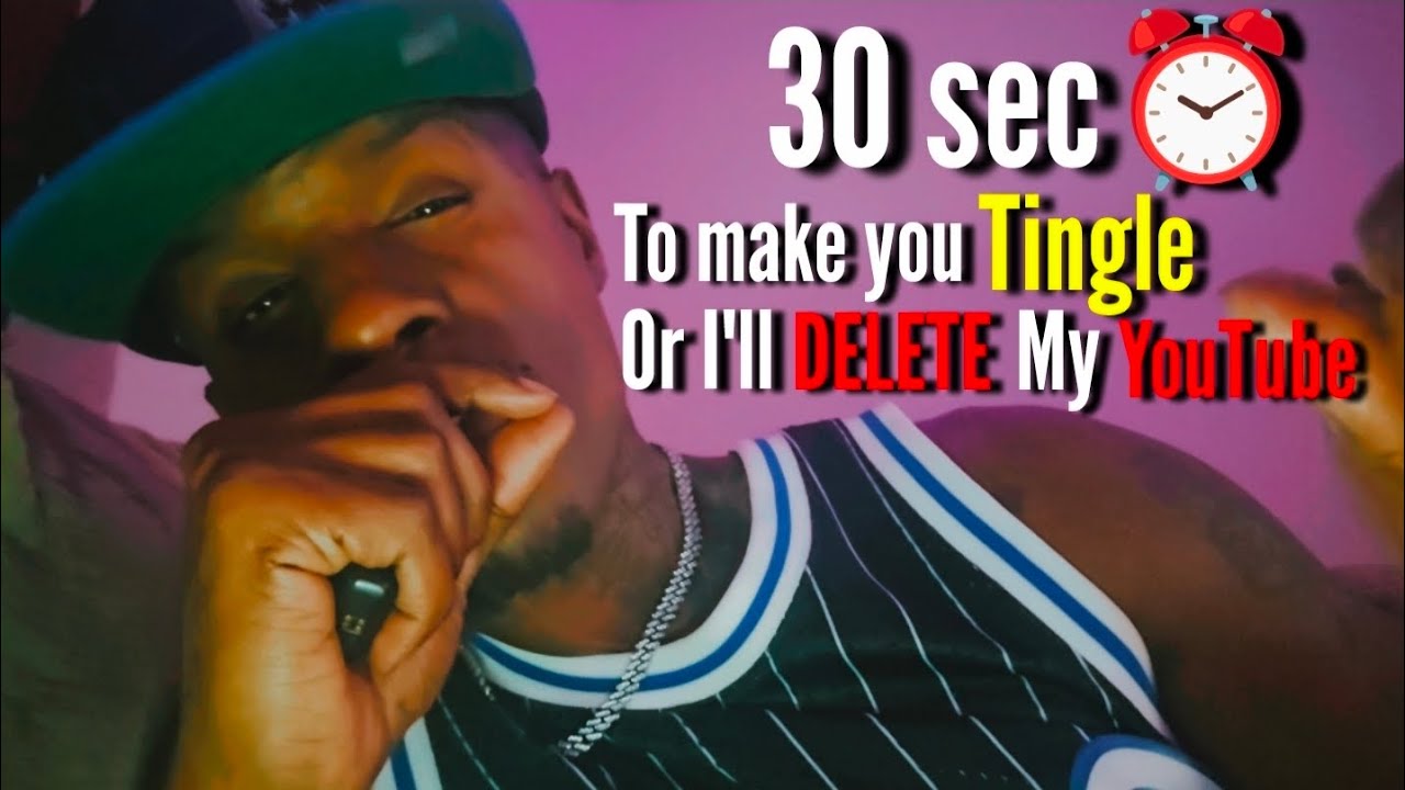 У меня есть 30 секунд, чтобы вызвать у тебя мурашки, иначе я удалю свой канал на YouTube #ASMR