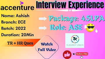 Accenture Interview Experience | ECE Candidate | 2022 Batch | Accenture Interview Questions 2022 |