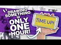 CONCEPT, SKETCH, & COLOR, ALL IN ONE HOUR!? | Filling a Spread in My Sketchbook
