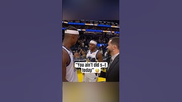 Buddy trolling Jimmy during interview 😂