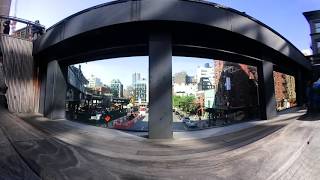 360 video: Exploring the High Line, NYC's elevated urban park