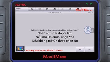 Honda City smartKey programming using AUTEL IM508 (All keys lost)