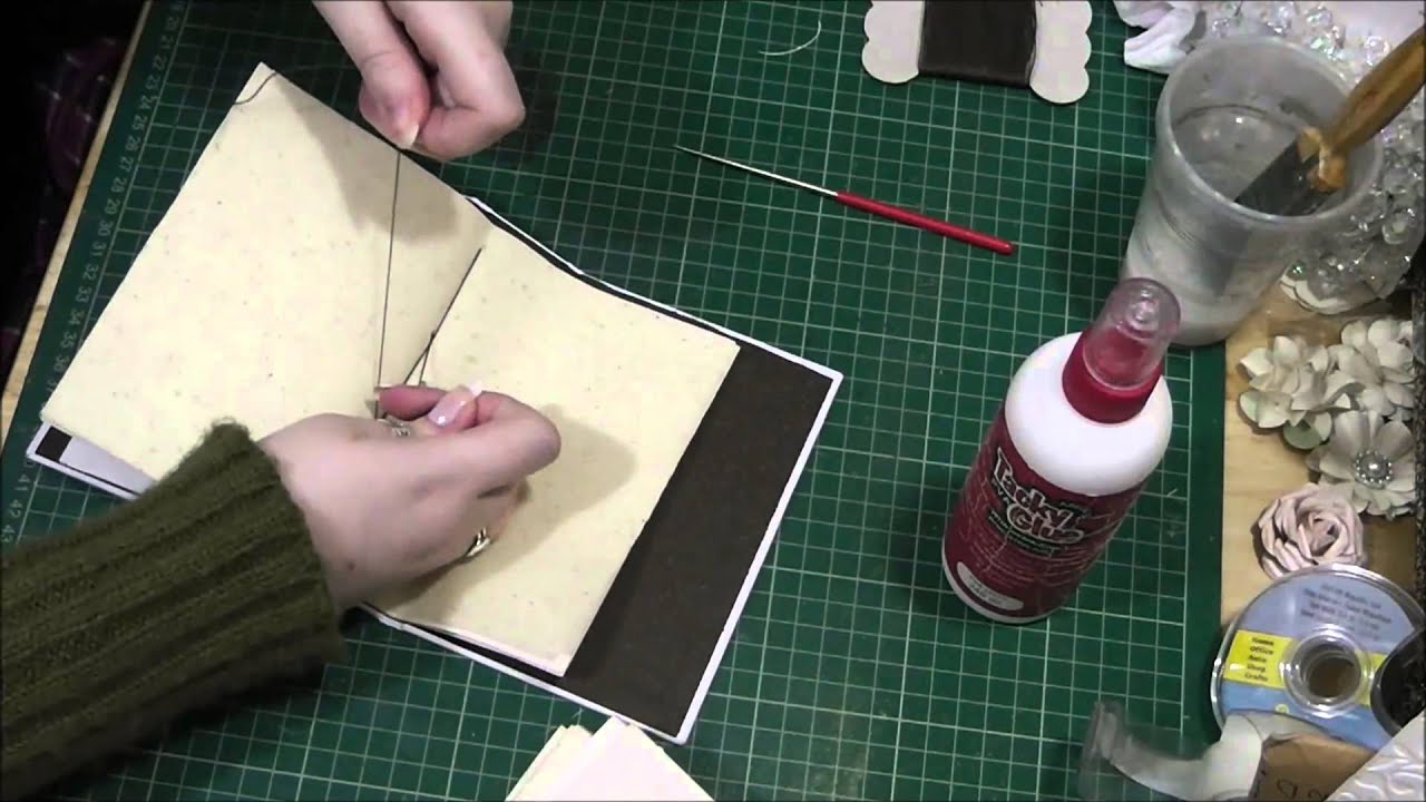 Book Binding kit for junk journaling pamphlet stitch. @yesterdaystomorrows  