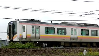 信越本線上り始発E129系A26編成420M　新潟→長岡