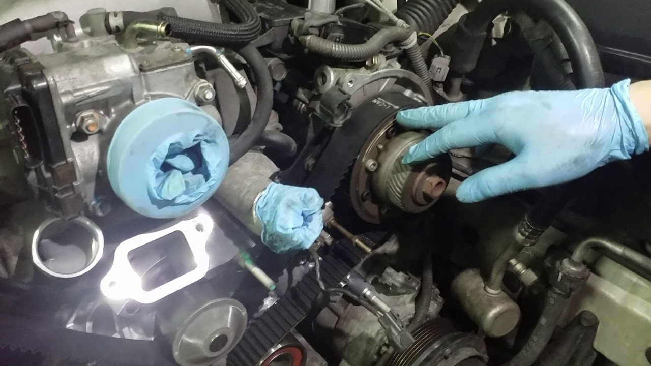 LS430 Timing belt 正時皮帶安裝方法 YouTube