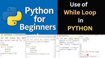 Python Programs Using  While Loop | Class 7–10 ICSE/CBSE | Python for Beginners