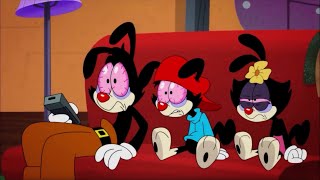 The Warners Cant Decide What To Watch Animaniacs Reboot Season 2