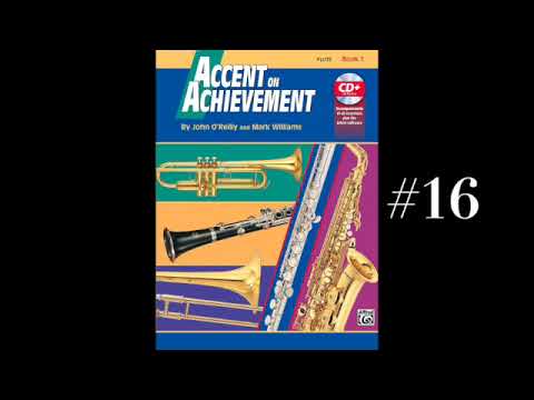 Accent On Achievement - Exercise #16 ~ Flute - Book 1 - Half Full Or Half Empty (Duet)! (SD 480p)