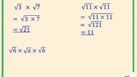 National 5 Mathematics Surds Video 3 - Multiplying Surds