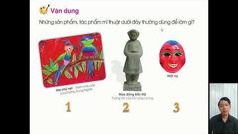 Lớp 1  Mĩ thuật Tuần 2 Bài 1 Môn mĩ thuật của em Tiết 2
