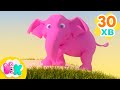 Лічилка Про Слоненят Розвиваючі Мультики Компiляцiя Пiсень про Тварин HeyKids Дитячі Пісні