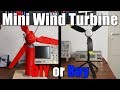 Mini Wind Turbine || DIY or Buy