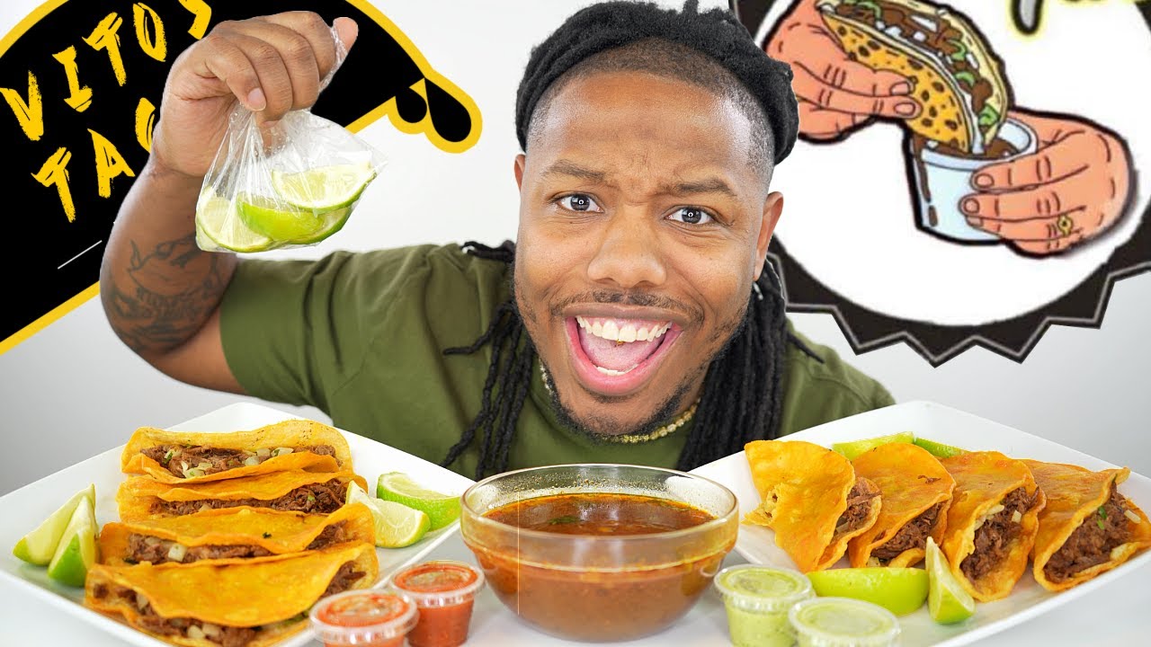 Birria Tacos Drenched In Consommé