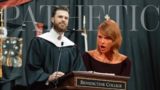 Taylor Swift's Boyfriend's Teammate's Speech Is PATHETIC