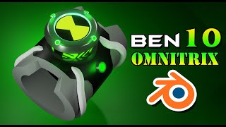 Ben 10 Omnitrix modeling in Blender | modeling ben10 watch