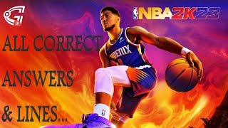 NBA2K23 PS5 RESPUESTAS - Ve a Hammond Park para conseguir el sello de confianza de Edgar y Herschel