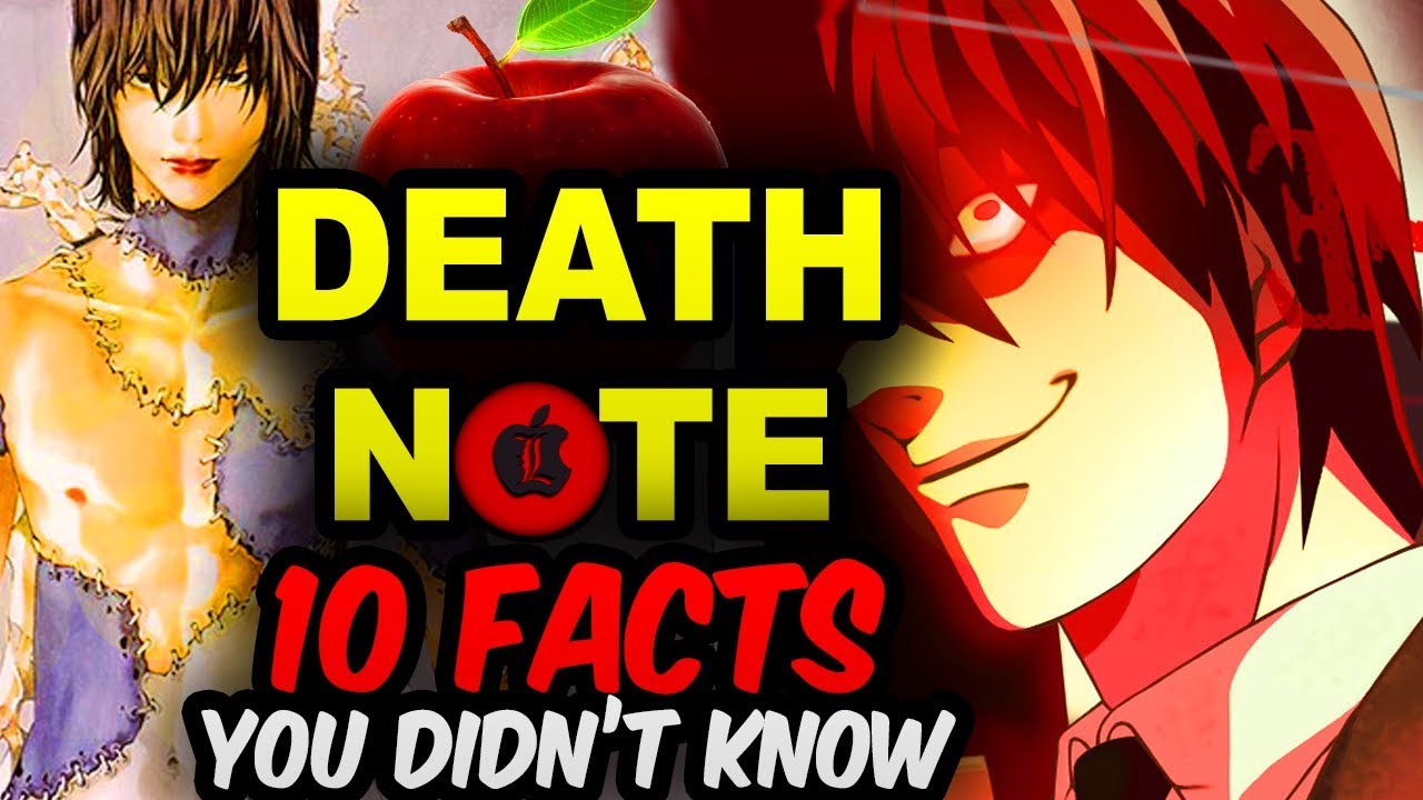 DEATH NOTE 10 Facts You Didn’t Know! - Death Note Anime Facts