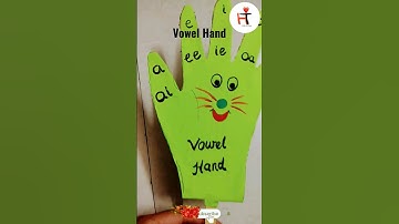 Vowel Hand✋#jollyphonics #vowels #consonents #howtopronounce #summeractivities #englishpronunciation