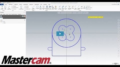 Divide Delete Tool - Mastercam 2019