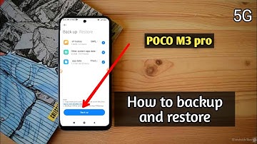 How to take backup and reset poco m3 pro 5G Reset System me System Reset setting Kaise Kare