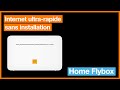 Home flybox  internet ultra rapide sans fil et sans installation