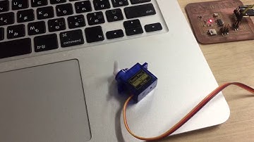 Controlling Servo Motor on ATtiny44 from Laptop PC via Bluetooth Serial Communication
