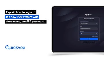 How to Login to the New POS System with Store Name, Email and Password