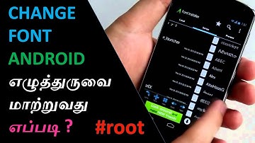 Change font in any android device (root) | Cyber Tamil