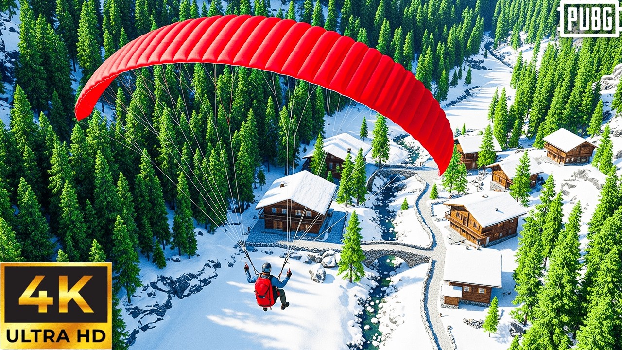 PUBG PC : NEW ERANGLE GAMEPLAY (No Commentary) : 4k Graphics