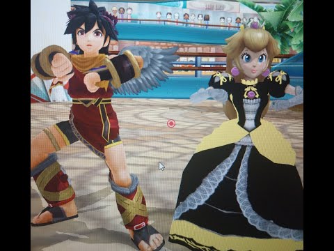 Mmd Super Smash Bros Peach Et Dark Pit 