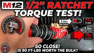 Does The Milwaukee M12 Fuel 1/2" Ratchet Actually Hit 80 Ft-lbs? (3054-20 Torque Test)