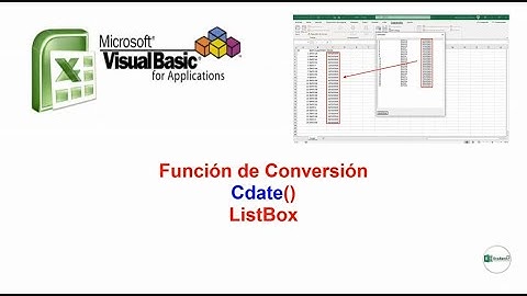 📅 Función de Conversión Cdate() ListBox