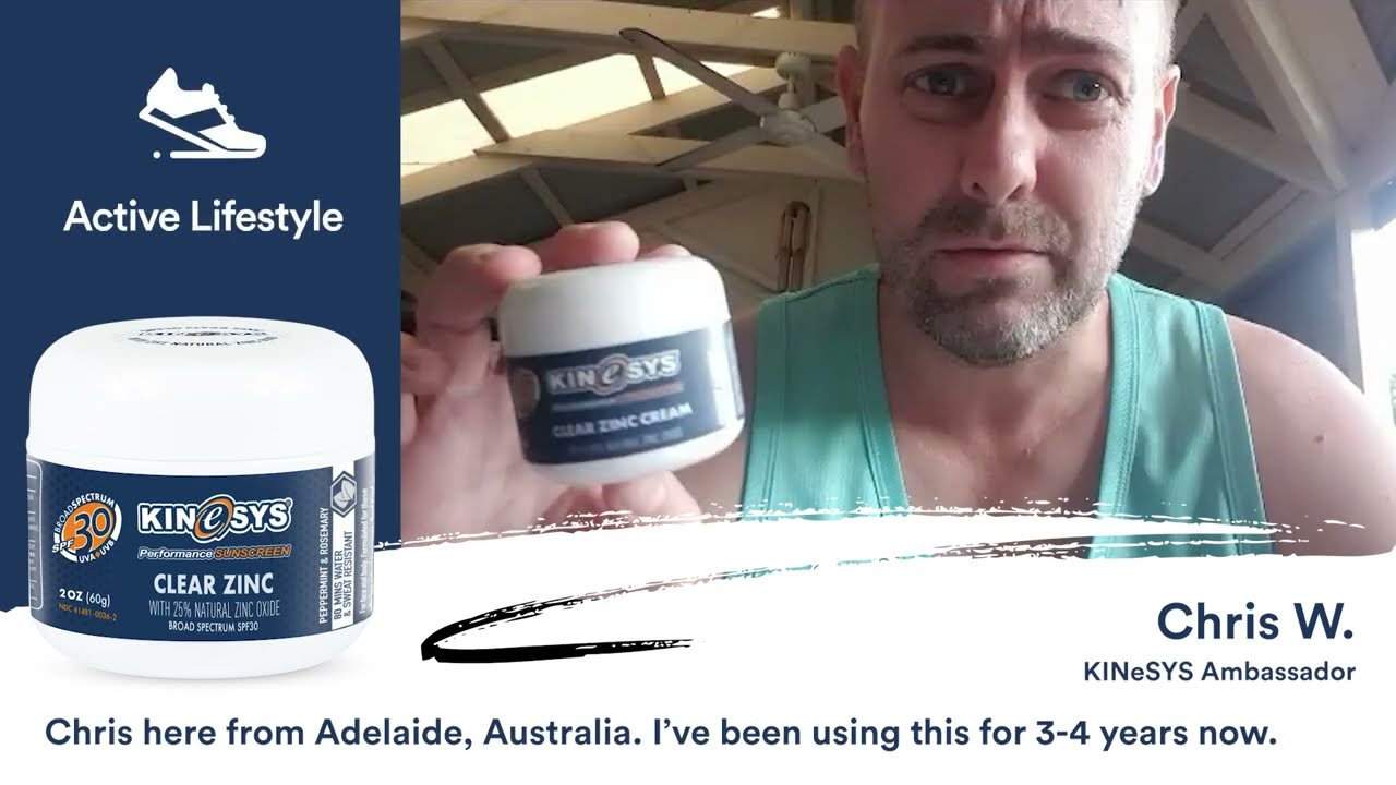 KINeSYS SPF 30 Natural Clear Zinc Testimonial