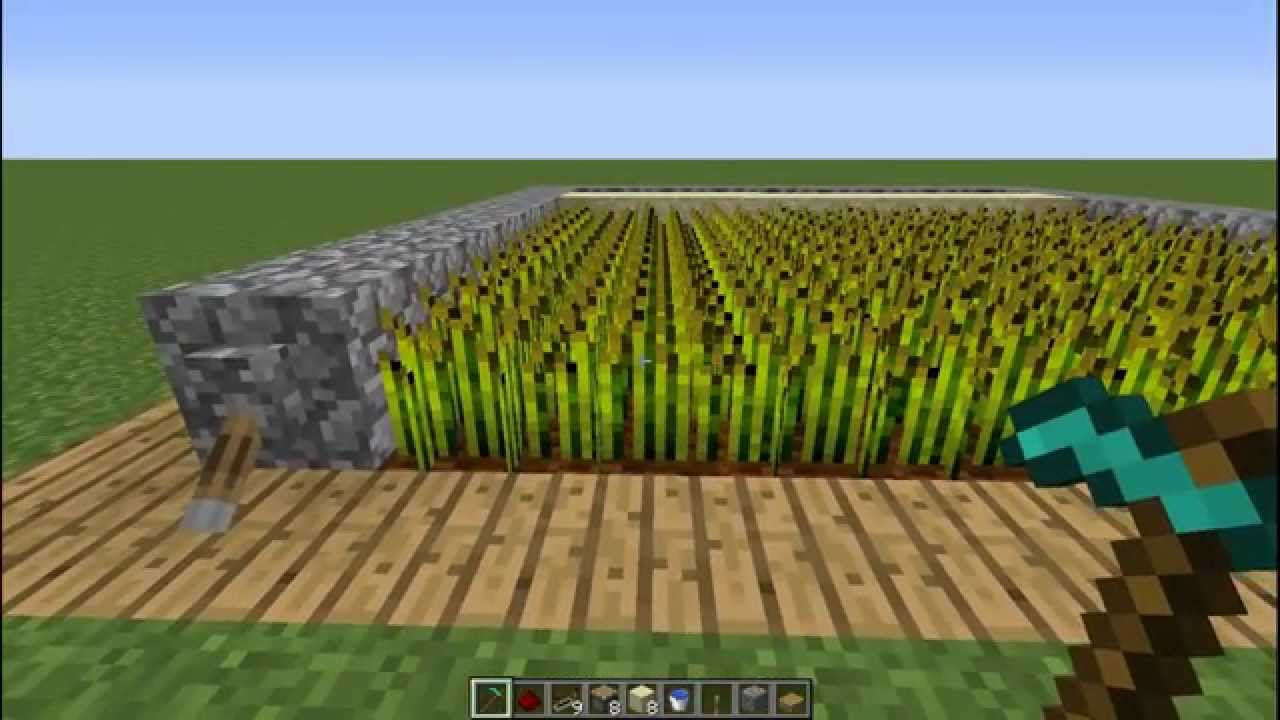 Minecraft Tutorials  How to make an Automatic Farm without Sticky Pistons