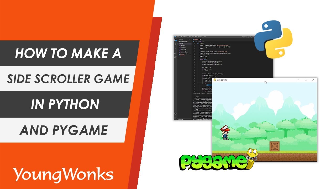 How to Make a Side Scroller Game using Python and PyGame