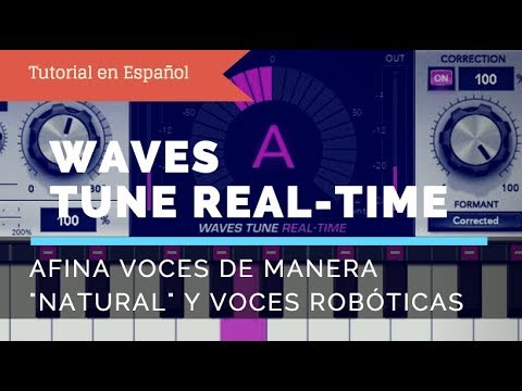 Cómo afinar voces con Waves Tune Real-Time en Español