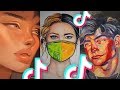 tik tok art you will not regret wasting your time watching 😱😍