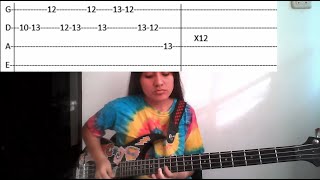 No Buses - Pretty Old Man (bass cover w/tabs)