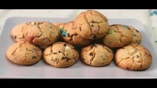 Cookies Con Gocce Di Cioccolato E Smarties Youtube